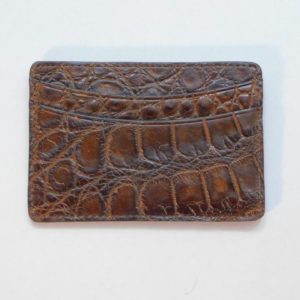 Business Credit Card Wallet Brown