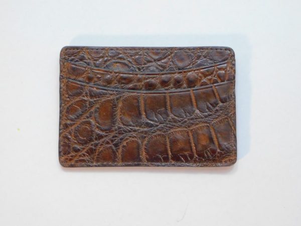Business Credit Card Wallet Brown